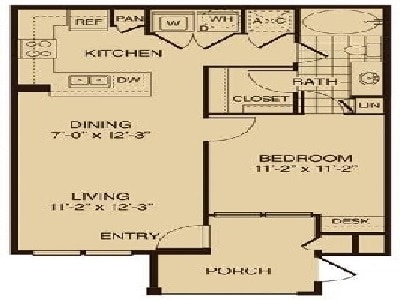 One bedroom apartment for rent