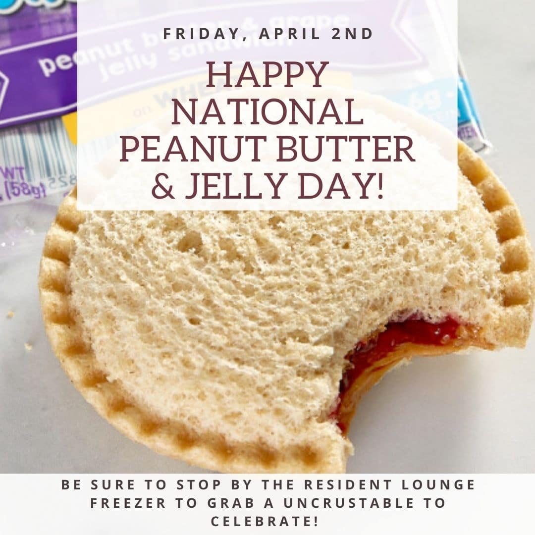 National Peanut Butter & Jelly Day! - Apartments in The Woodlands TX