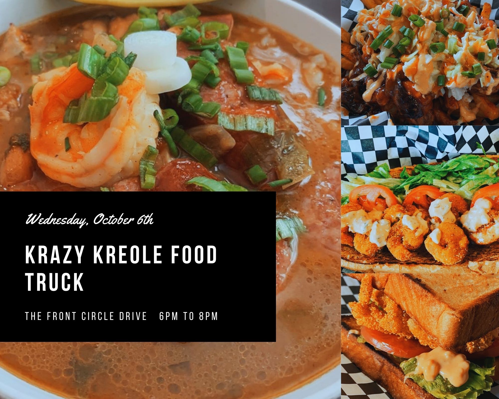 Crazy krumble food truck serving delicious bites near apartments in The Woodlands TX.