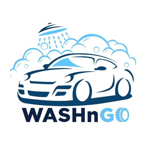 The logo for WashGo Car Wash, conveniently located near Apartments in The Woodlands TX, is designed to showcase our commitment to quality and exceptional service.