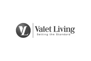 Apartments in The Woodlands For Rent A black and white logo with "VL" in a circle on the left and the text "Valet Living - Setting the Standard" on the right, ready to feature prominently on your home page. The Woodlands Lodge Apartments 2500 S Millbend Dr, The Woodlands, TX 77380